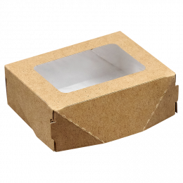 Коробка с окном универсальная TABOX PRO 300 8 х 10 х 3,5 см, крафт