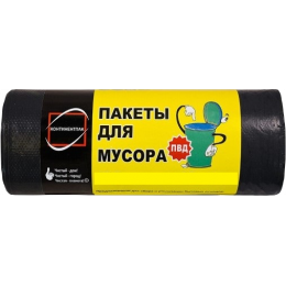 Пакет для мусора ПВД рулон 30 л 20 шт (1/40)