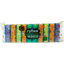 Губка для посуды 10 шт, макси 9,2 х 6,5 х 2,7 см (1/45)