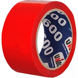Клейкая лента UNIBOB 48 мм х 66 м, красная