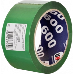 Клейкая лента UNIBOB 48 мм х 66 м, зеленая