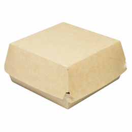 Коробка для бургеров крафт BURGER L 12 х 12 х 6 см