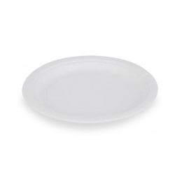 Тарелка бумажная, одноразовая OSQ PLATE 230 мм, белая 1 шт