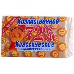 Мыло хозяйственное, 150 г, 72%, в обертке, АИСТ